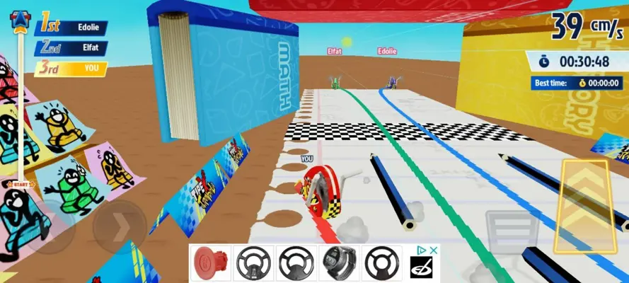 Correction Tape X Racing android App screenshot 2